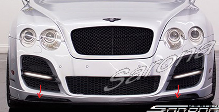 Custom Bentley GT  Coupe Front Lip/Splitter (2003 - 2009) - $390.00 (Part #BT-006-FA)